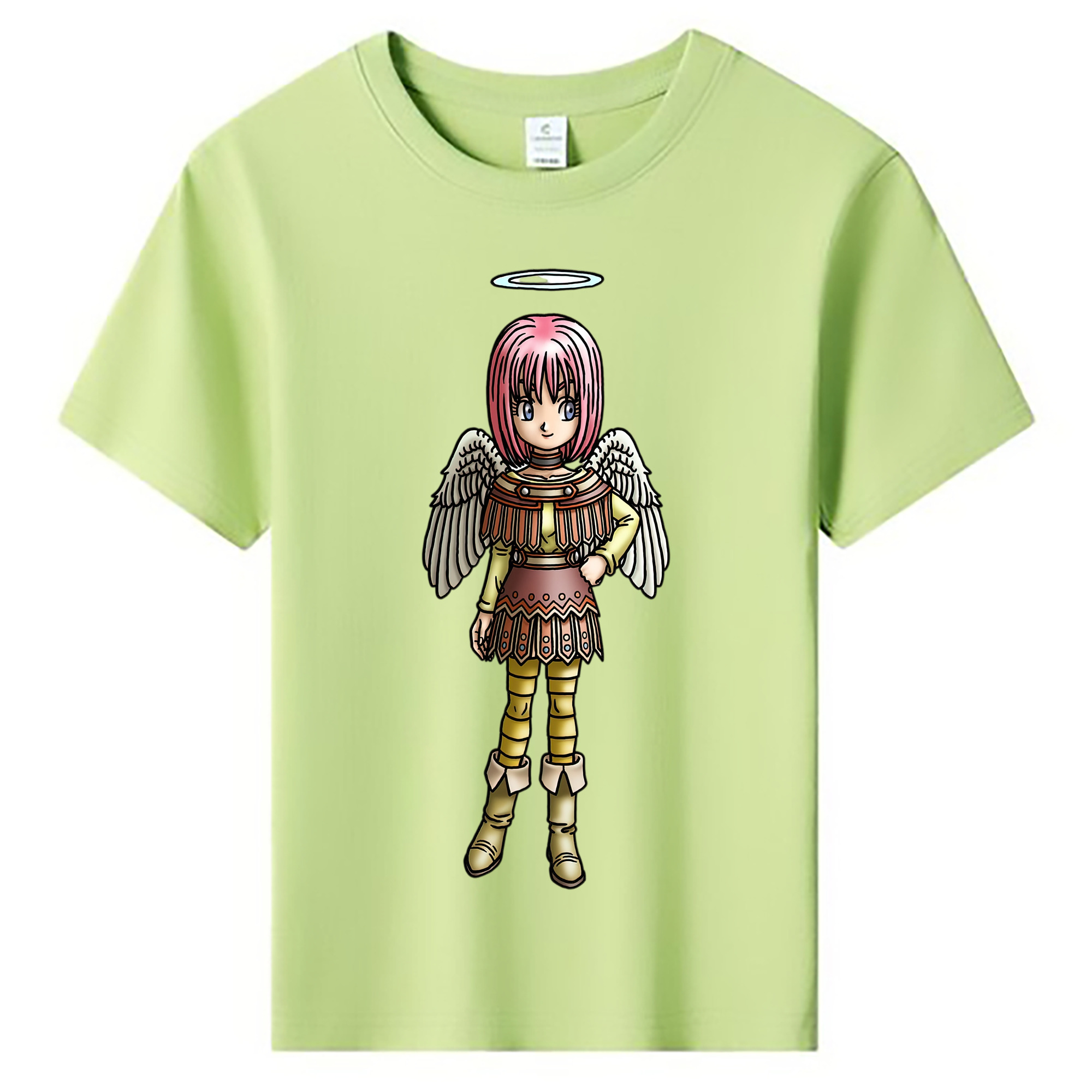 （画像用） ドラゴンクエスト Doragon Kuesuto Dragon Quest 綿100％キッズTシャツ（フロントプリント）